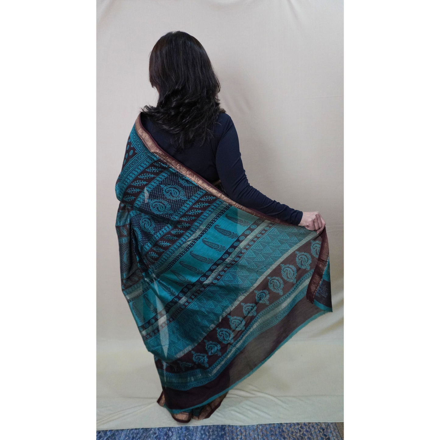 MAHESHWARI COTTON BAGH PRINTED SAREE