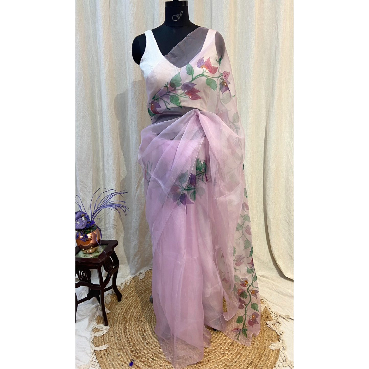SILK ORGANZA SAREE