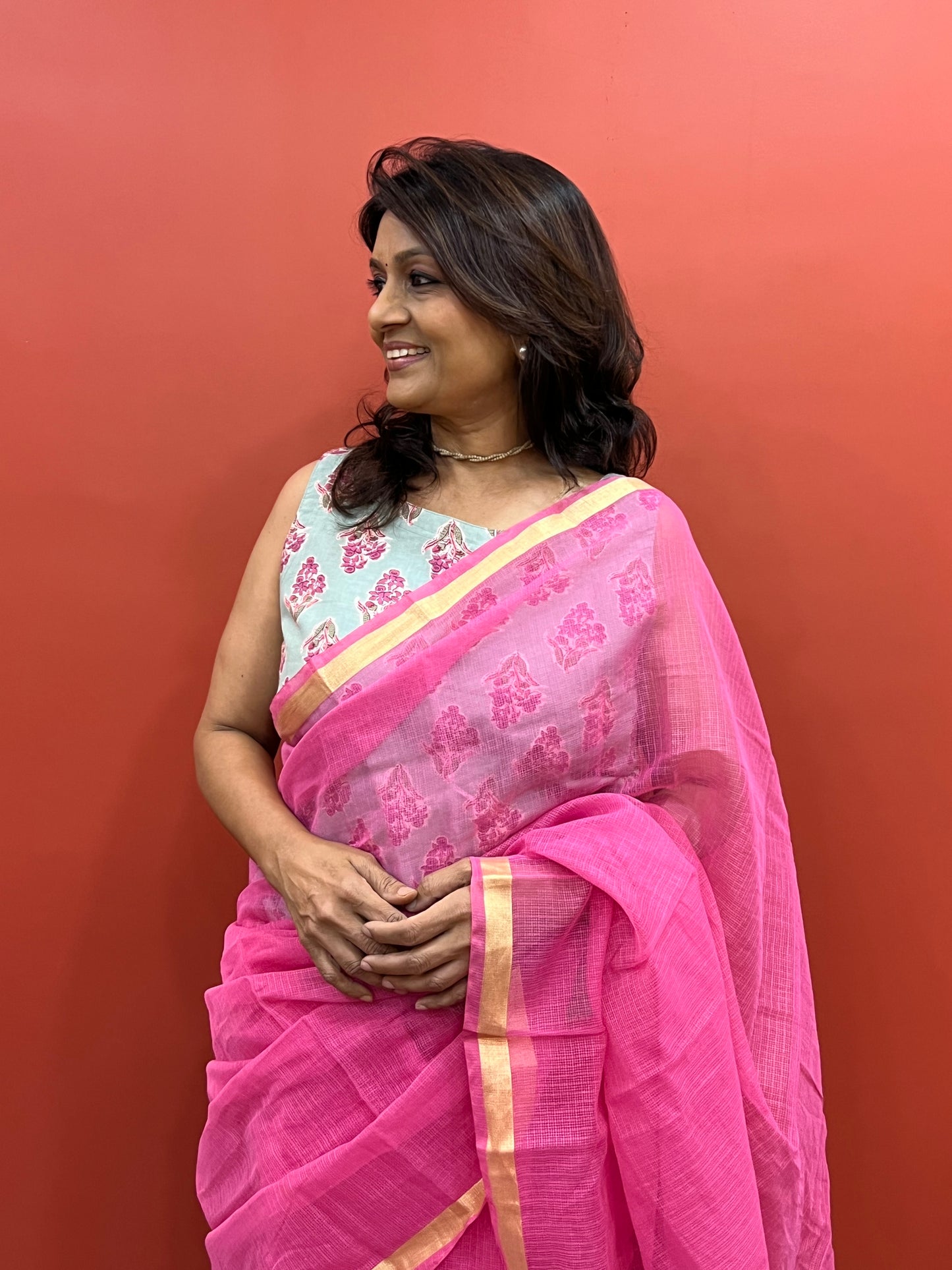 KOTA SAREE NEW - PINK