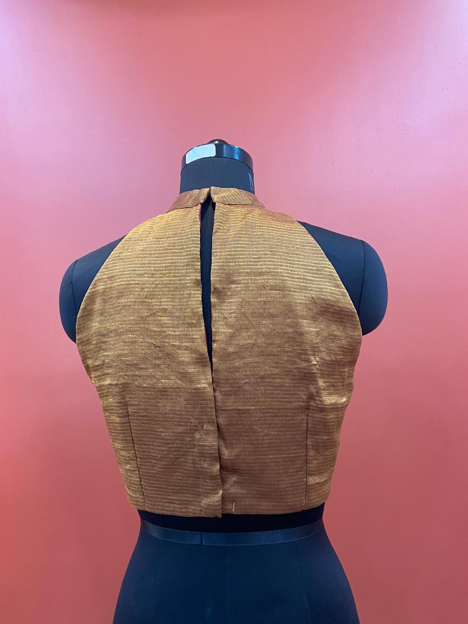 HIGH NECK BLOUSE