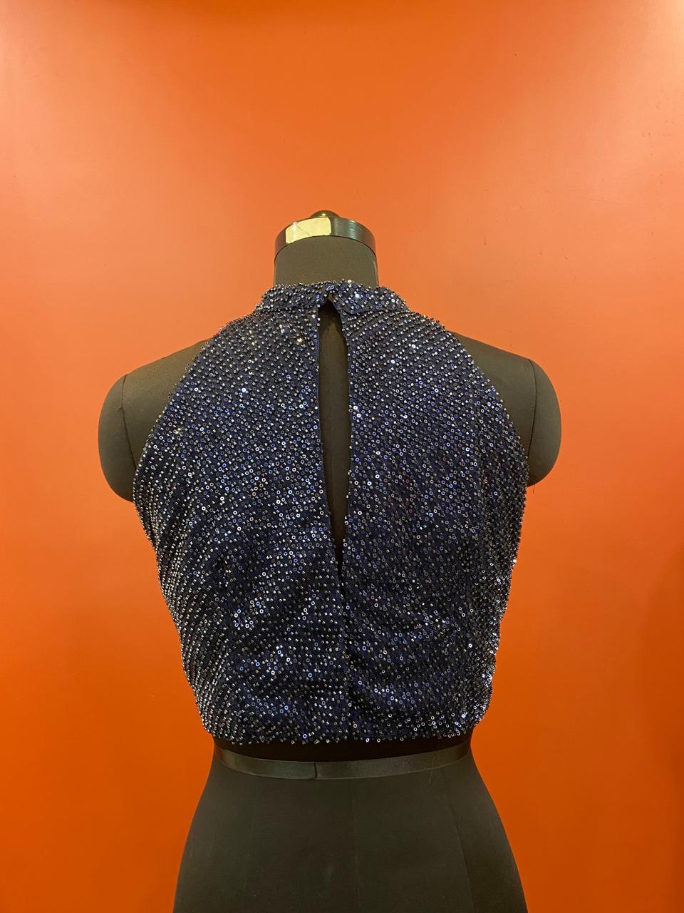 HIGH NECK BLOUSE
