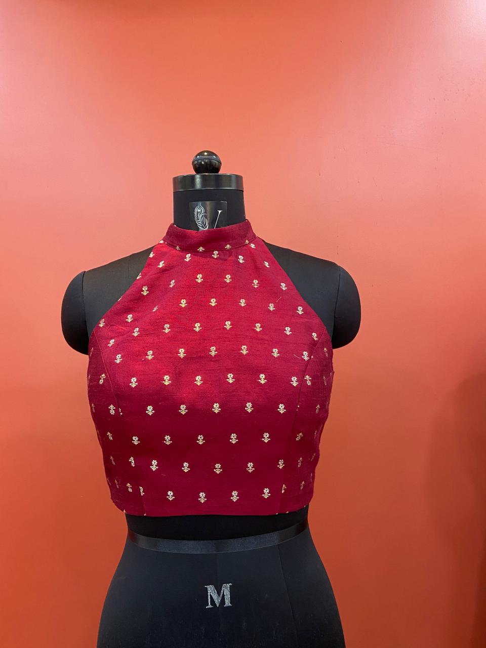 HIGH NECK BLOUSE