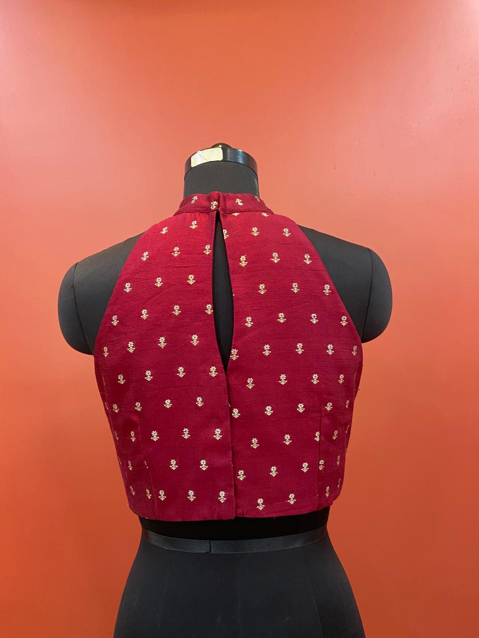 HIGH NECK BLOUSE