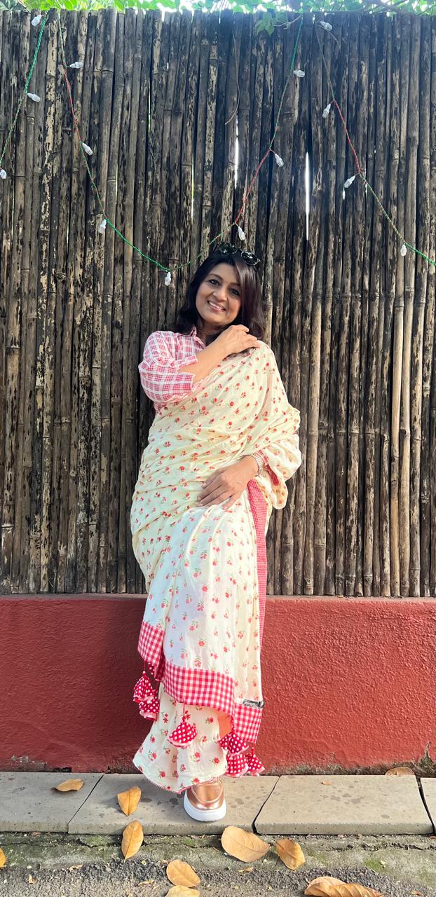 Miniflora saree