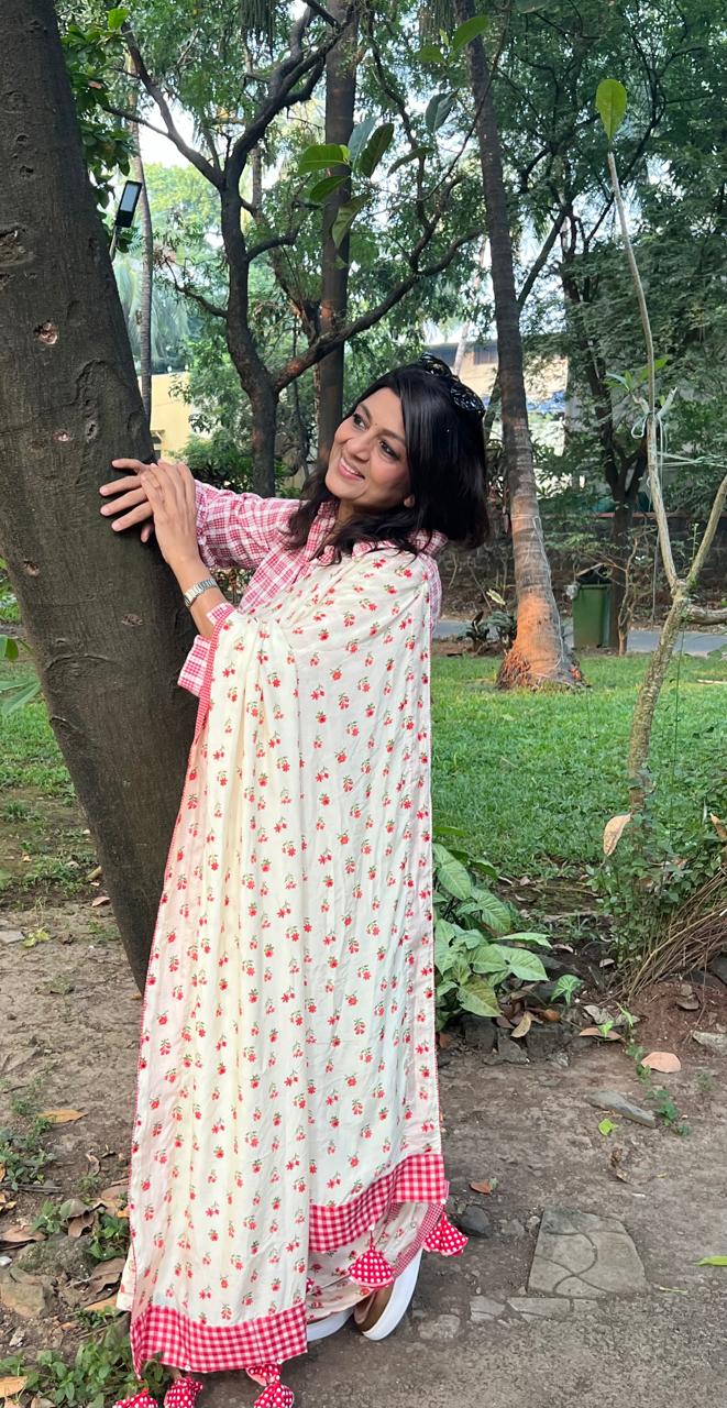 Miniflora saree
