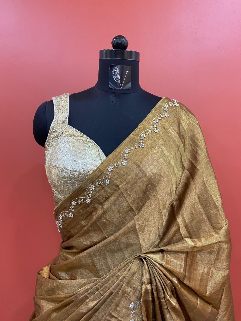 TISSUE SAREE