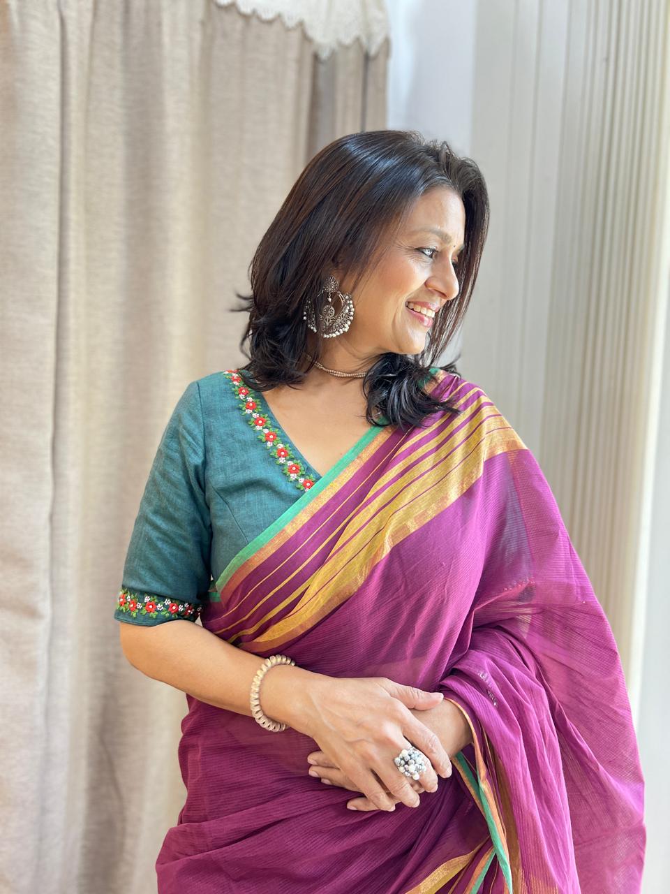 Cotton saree