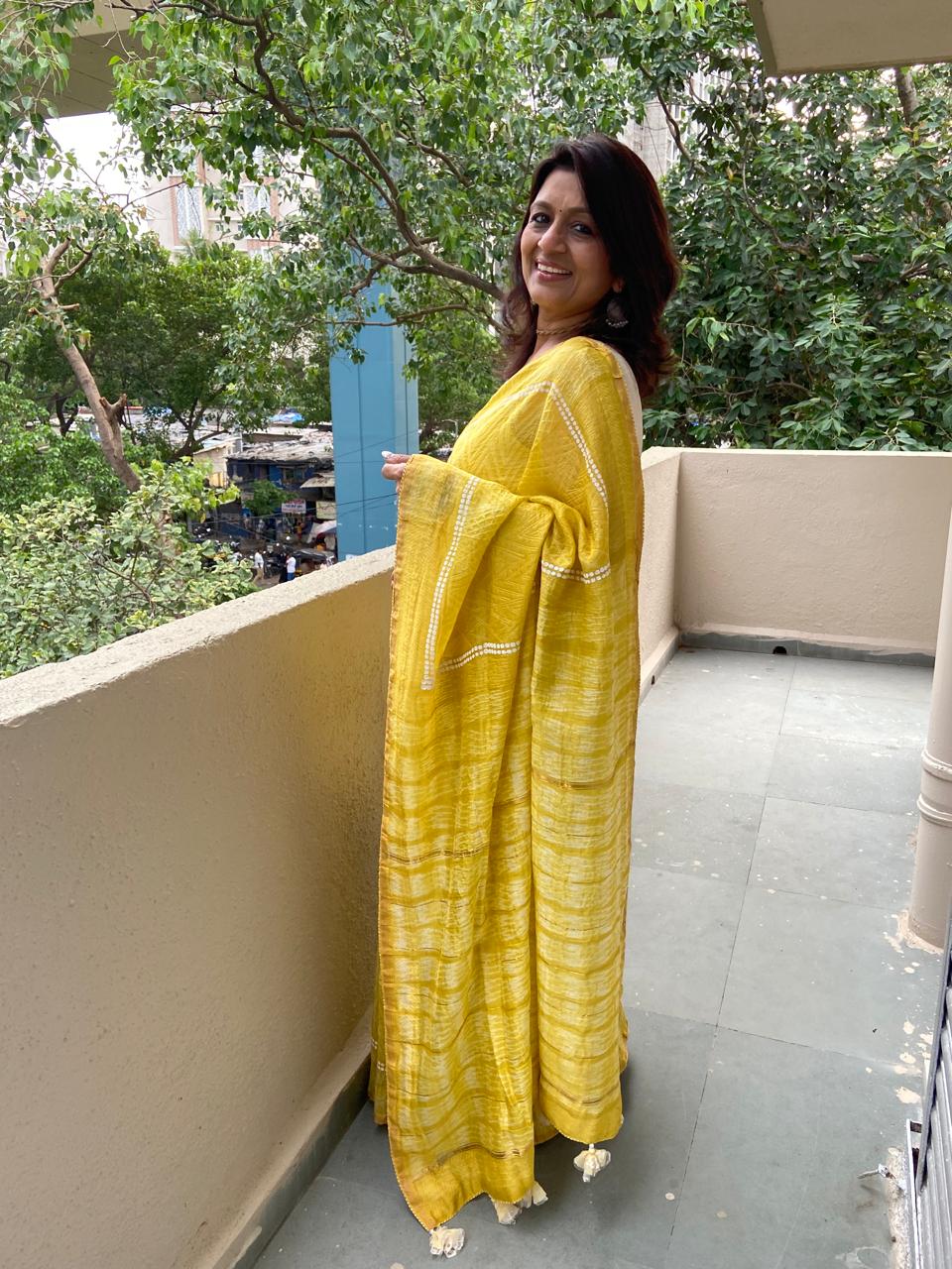 SHIBORI SAREE