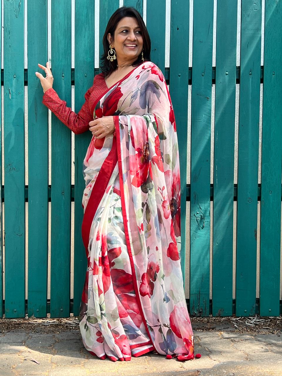 CHIFFON SAREE