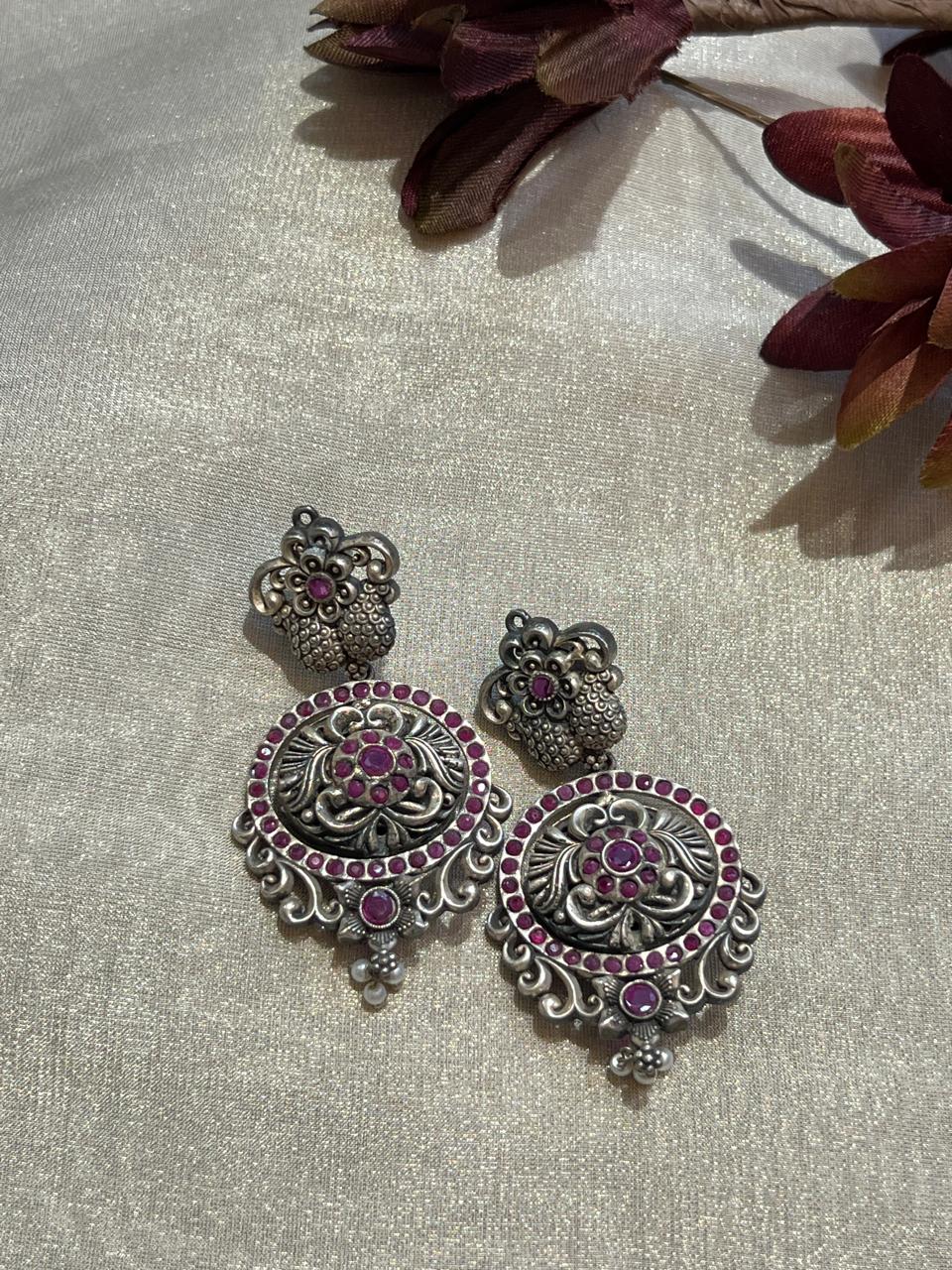 Oxidised Earrings