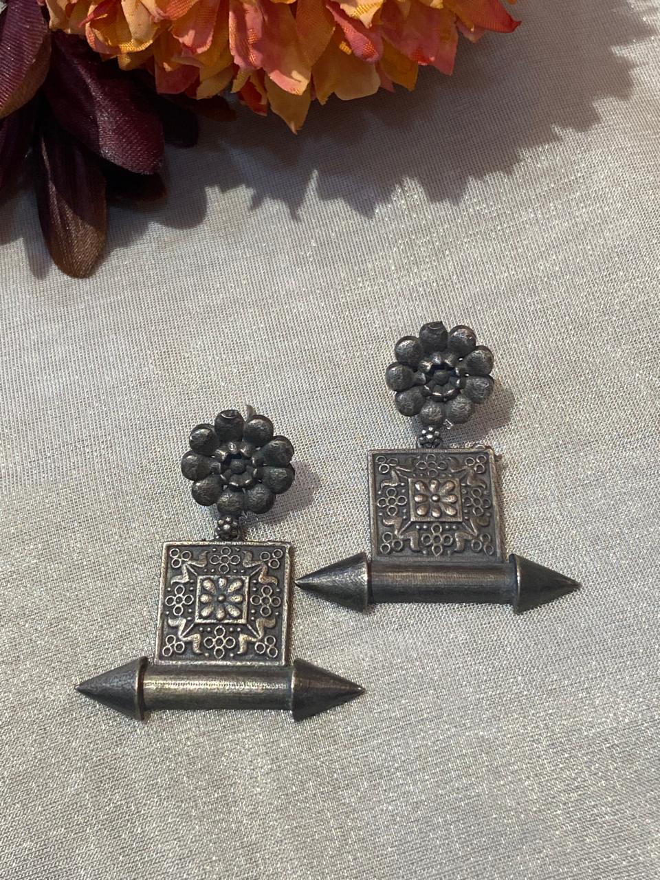 Oxidised Earrings