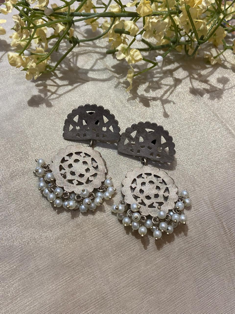 Oxidised Earrings