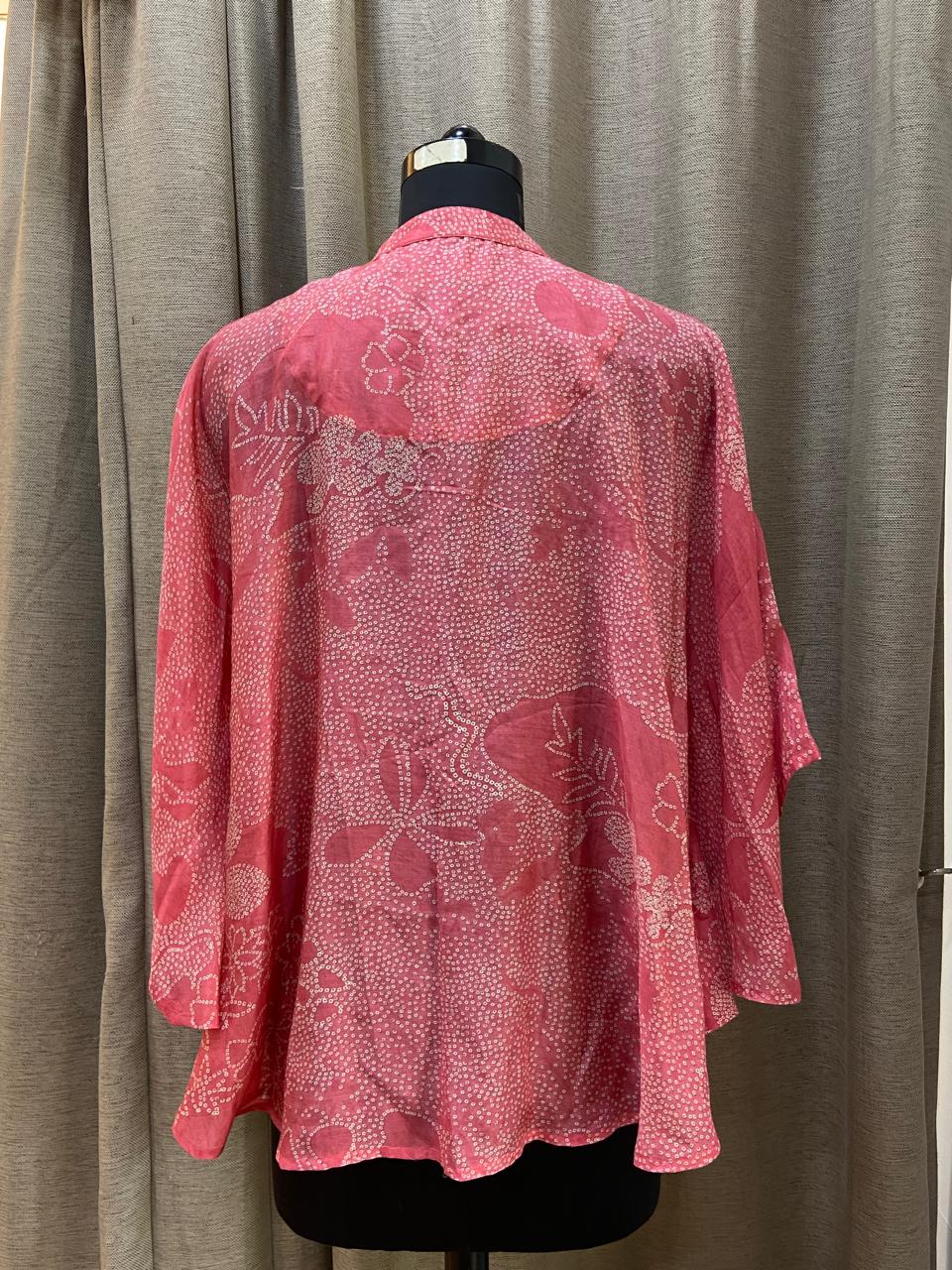 Long Balloon Top- Pink