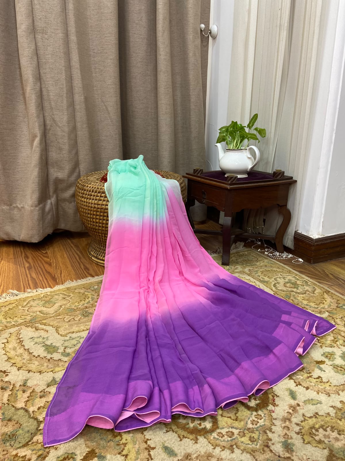 pure Georgette Saree