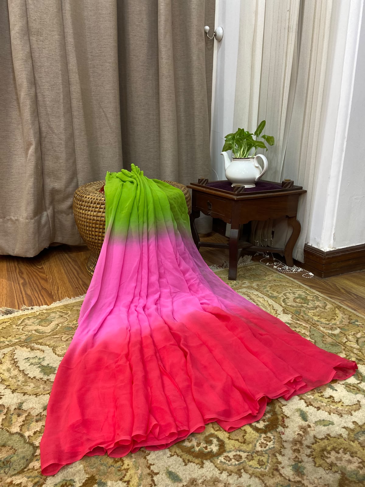 Pure Geogette Saree