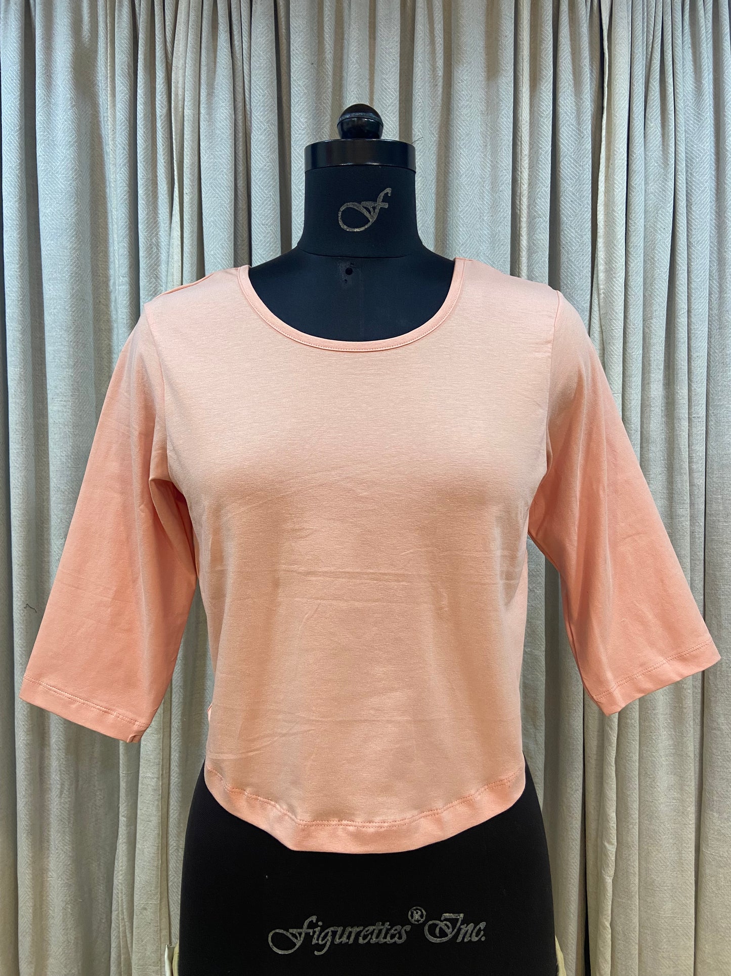 T-SHIRT BLOUSE - PEACH