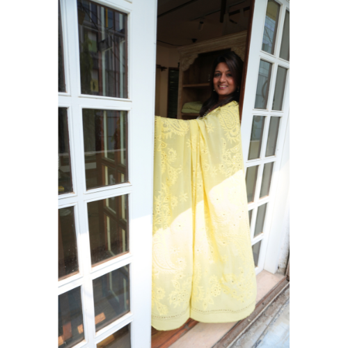 Lucknowi Saree