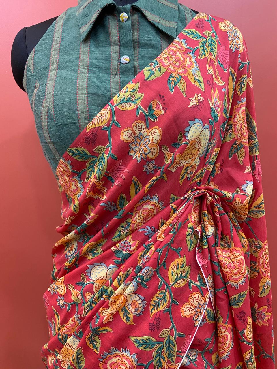 FLORAL SAREE