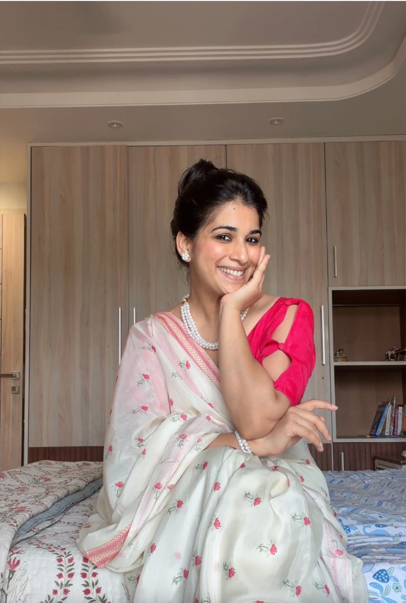 muslin saree