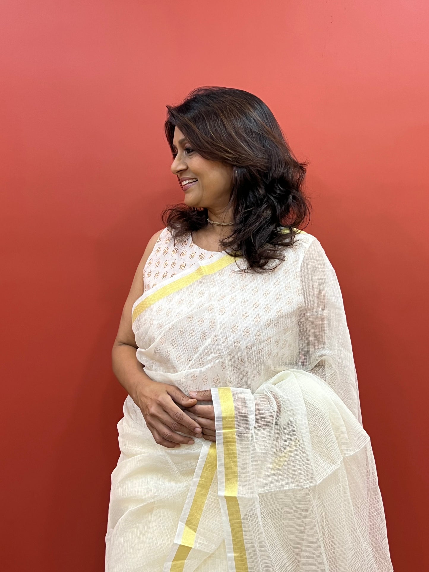 KOTA SAREE NEW - OFF-WHITE