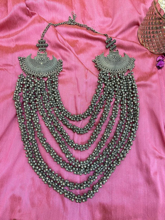 OXIDISED NECKPIECE