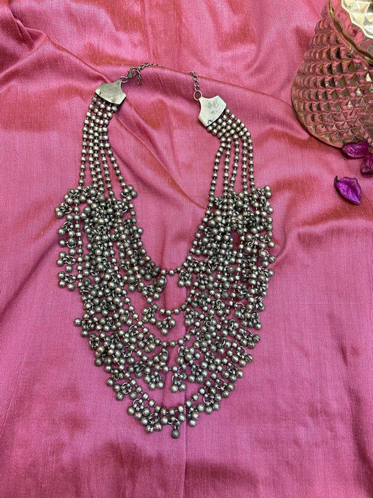 OXIDISED NECKPIECE