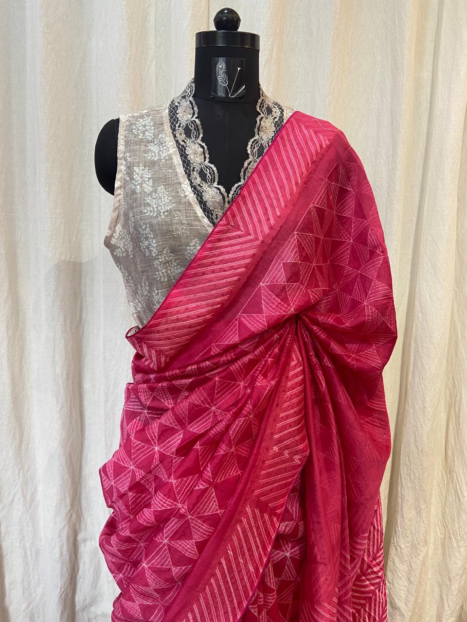 SHIBORI SAREE