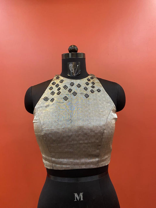 HIGH NECK BLOUSE