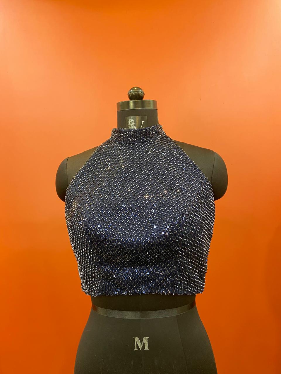 HIGH NECK BLOUSE