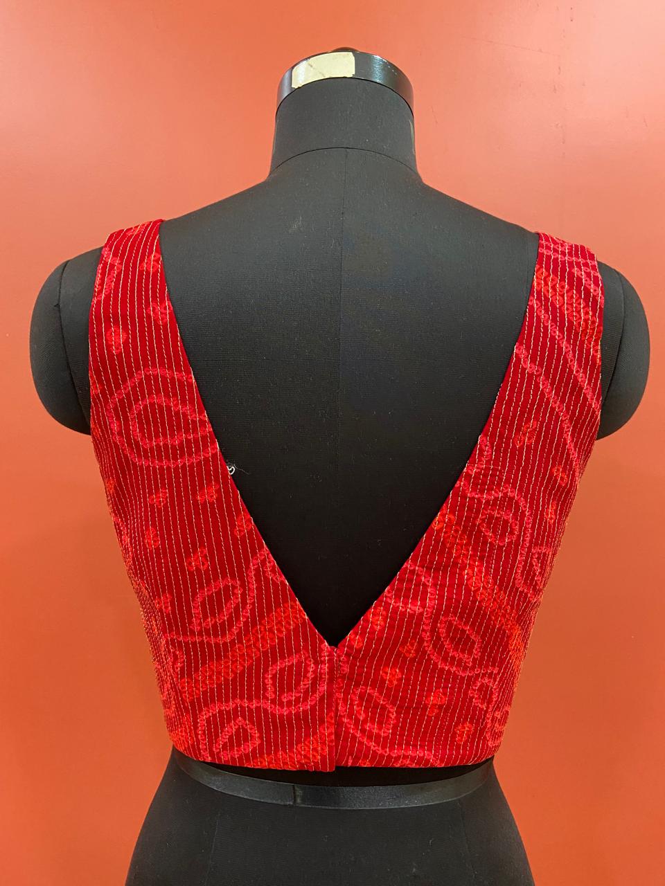 Sleeveless blouse