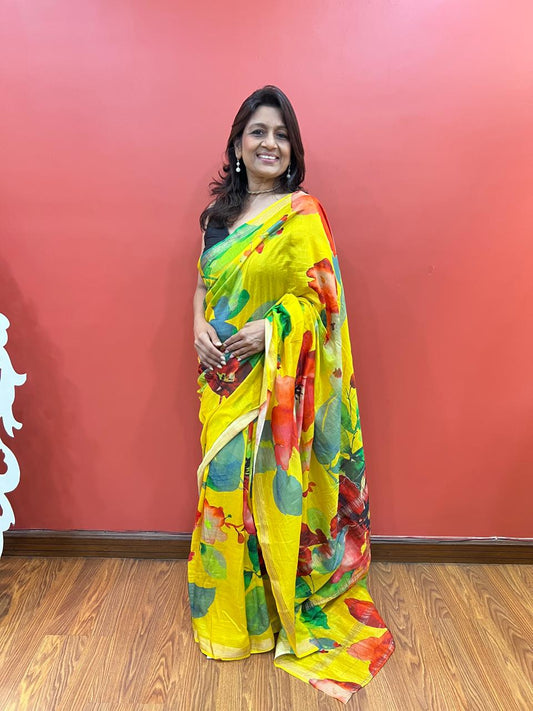 SUMMER BLOOM - SAREE