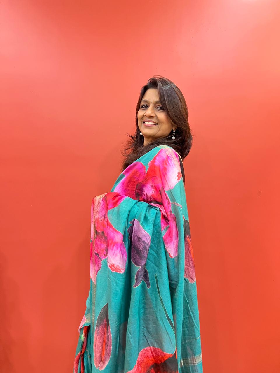 SUMMER BLOOM - SAREE