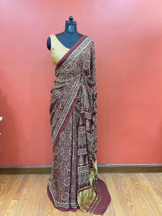 EMBROIDERED MODAL AJARAKH