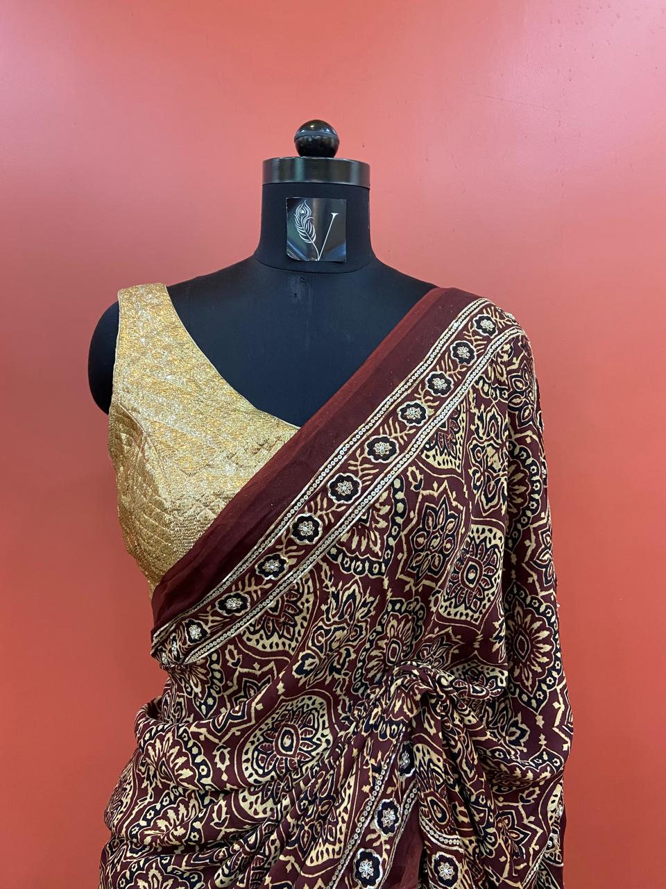 EMBROIDERED MODAL AJARAKH