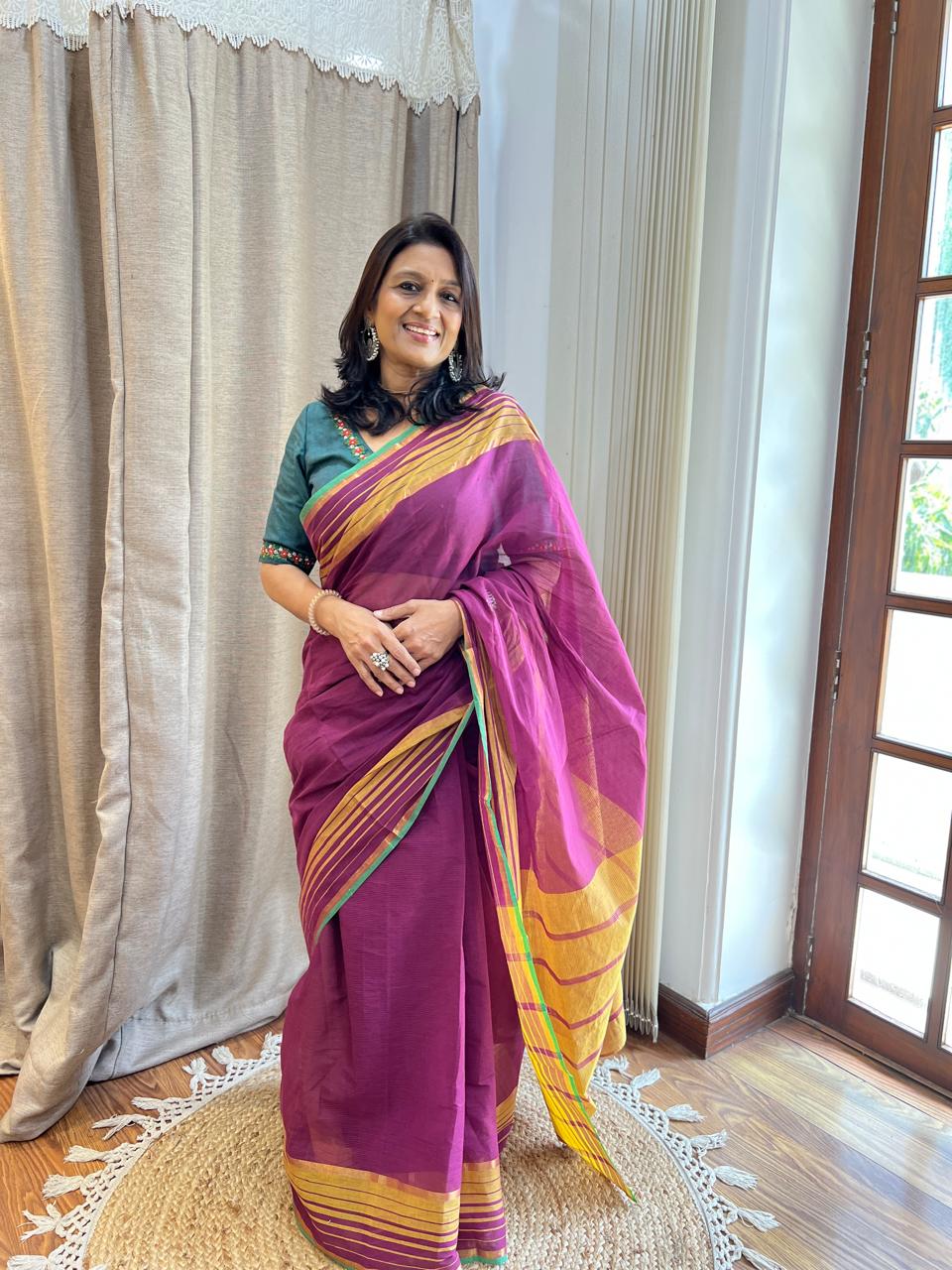 Cotton saree