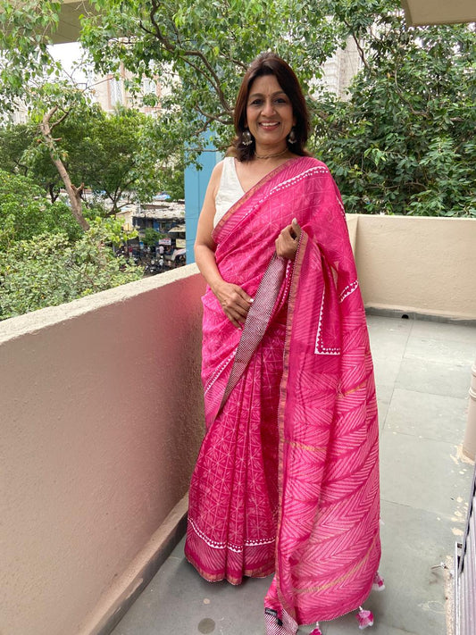 SHIBORI SAREE