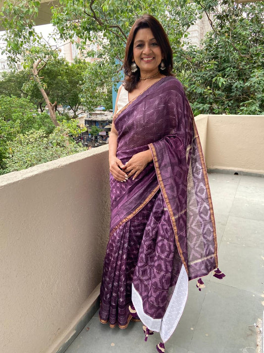 SHIBORI SAREE