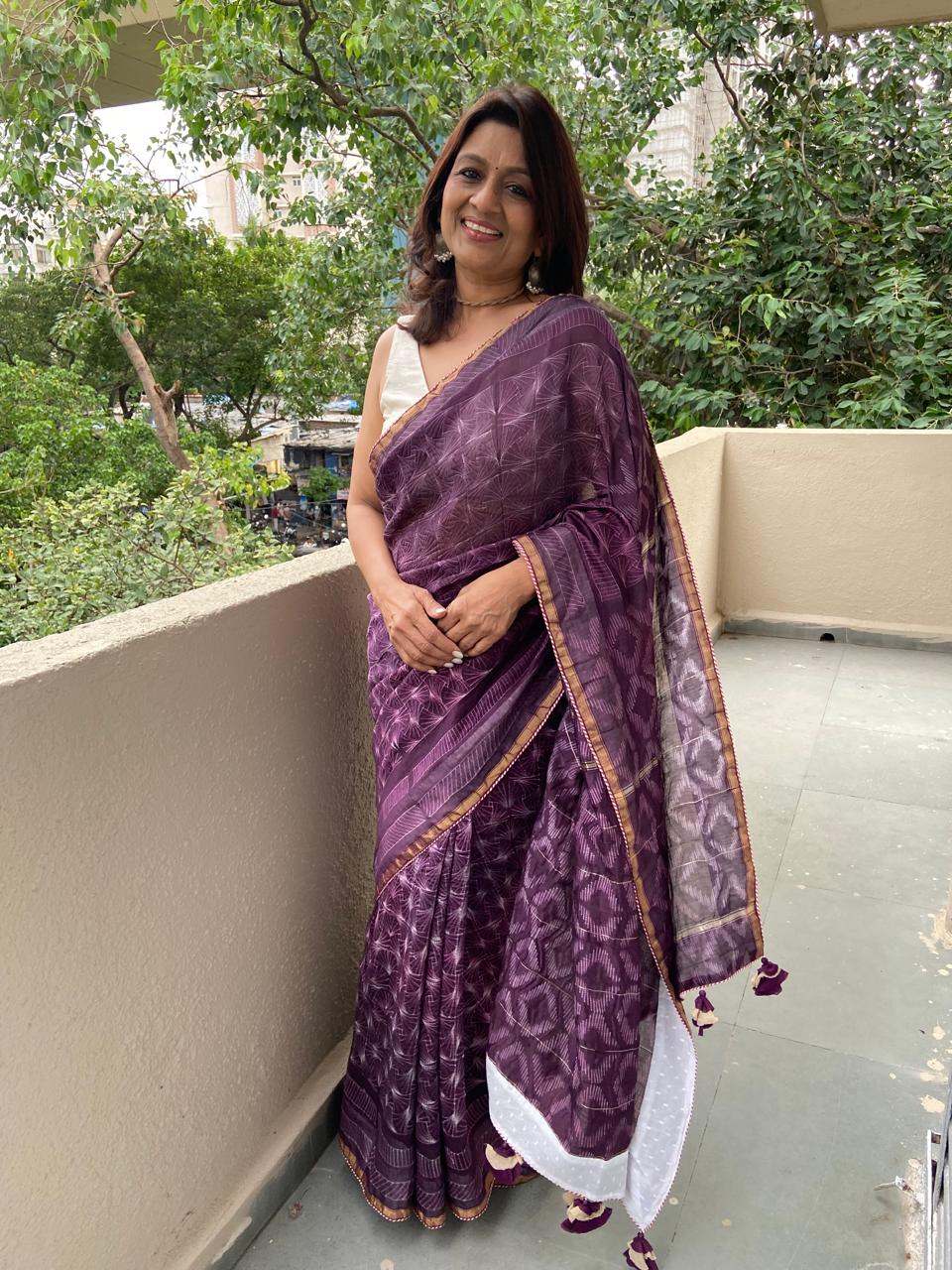 SHIBORI SAREE