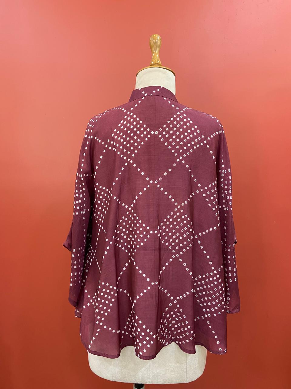 BANDHANI BALLOON TOP