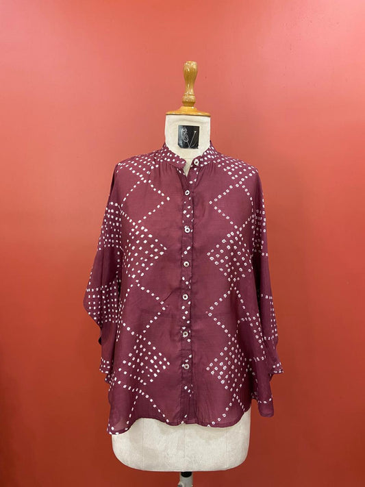 BANDHANI BALLOON TOP