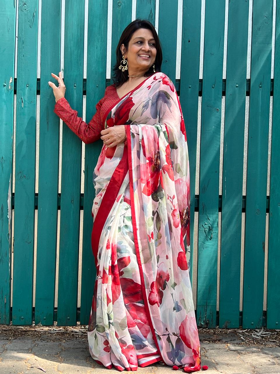 CHIFFON SAREE