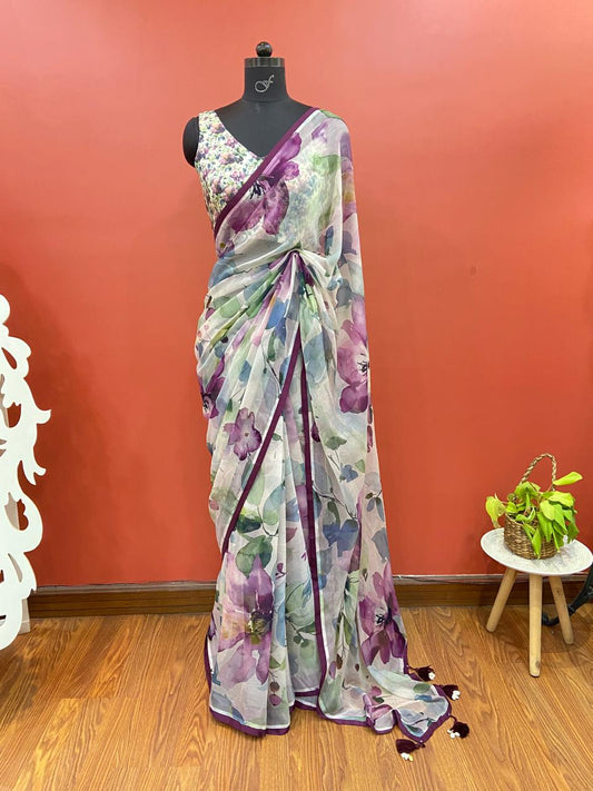 CHIFFON SAREE