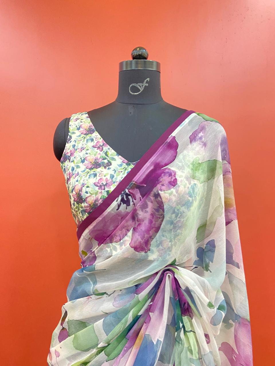 CHIFFON SAREE