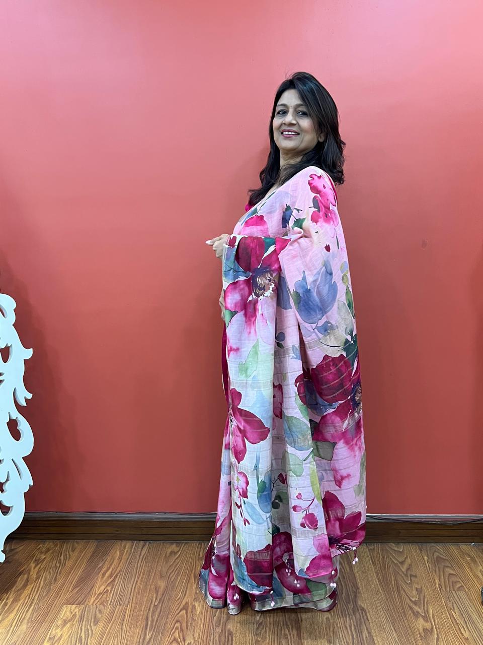 SUMMER BLOOM - SAREE