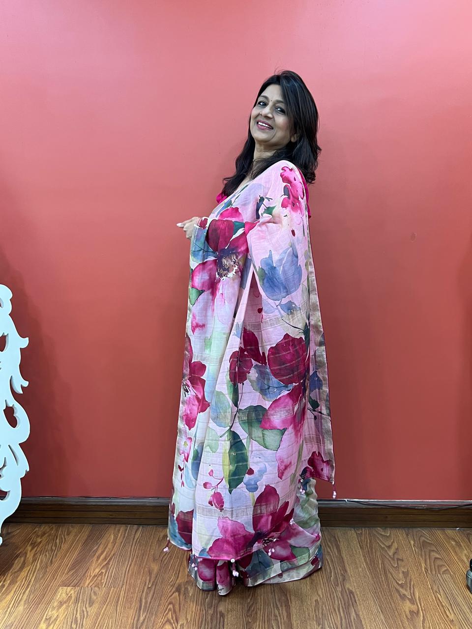 SUMMER BLOOM - SAREE