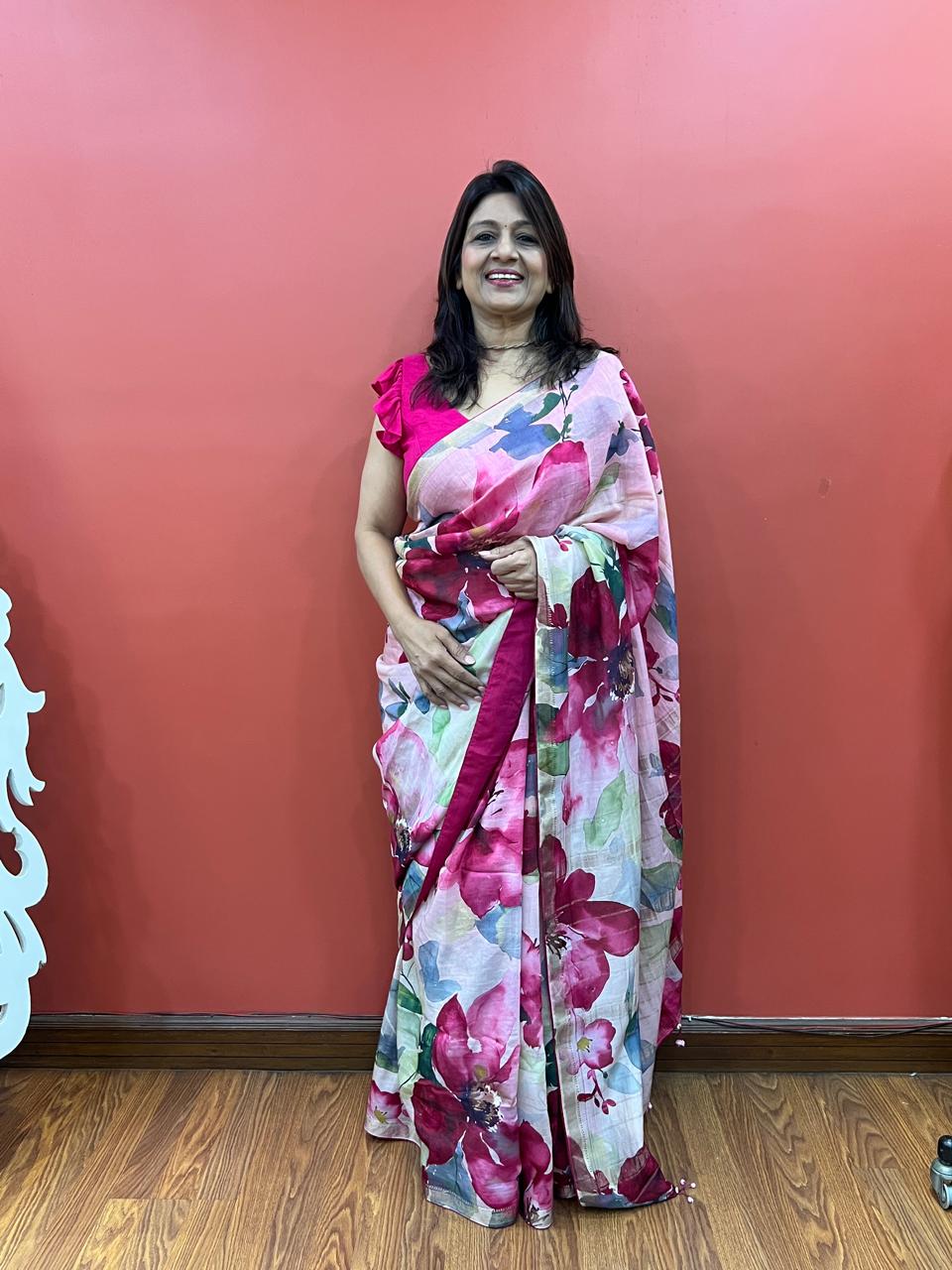 SUMMER BLOOM - SAREE