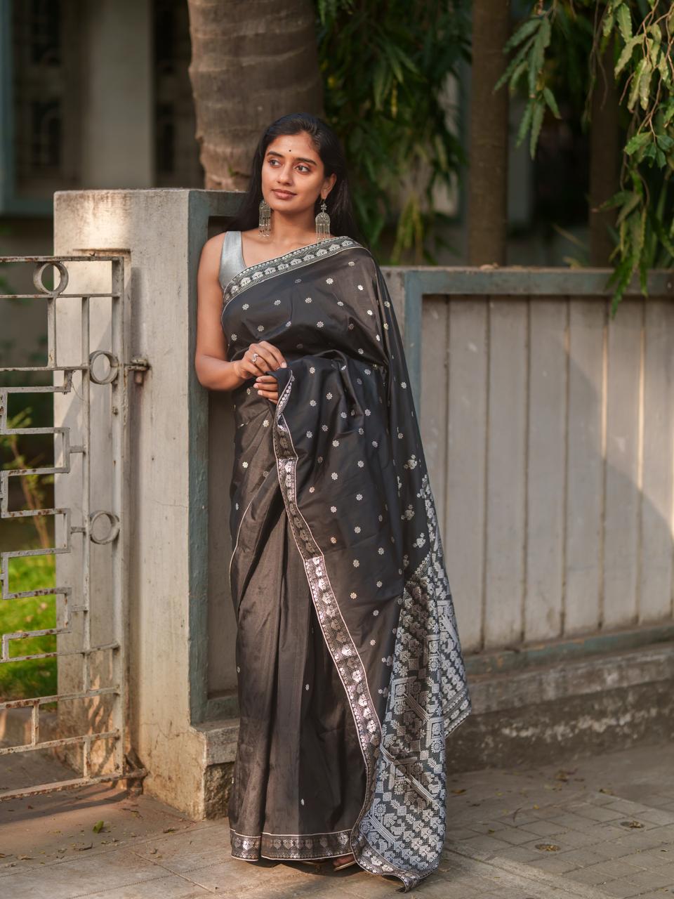 Aasam silk saree