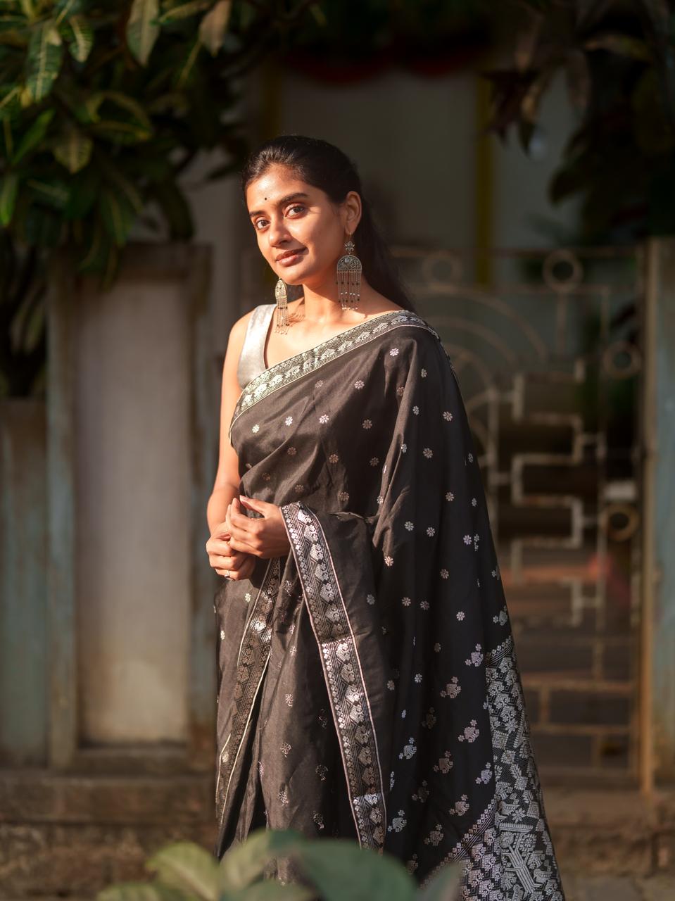 Aasam silk saree