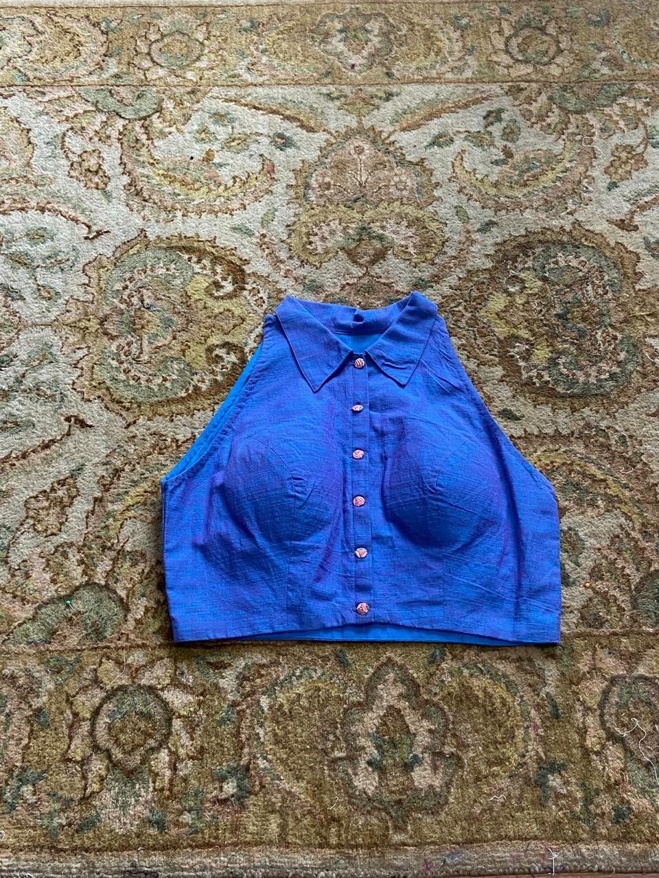 HIGH NECK BLOUSE