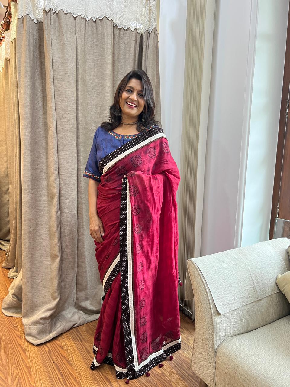 Cotton saree